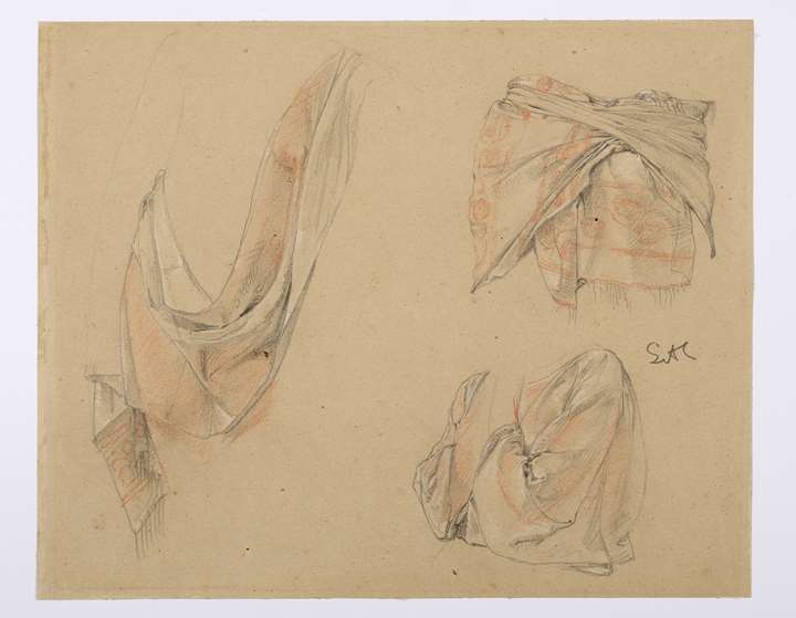 Three Drapery Studies